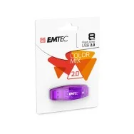 Pen Drive C410 Emtec - USB 2.0 - 8 GB - ECMMD8GC410 (Viola)