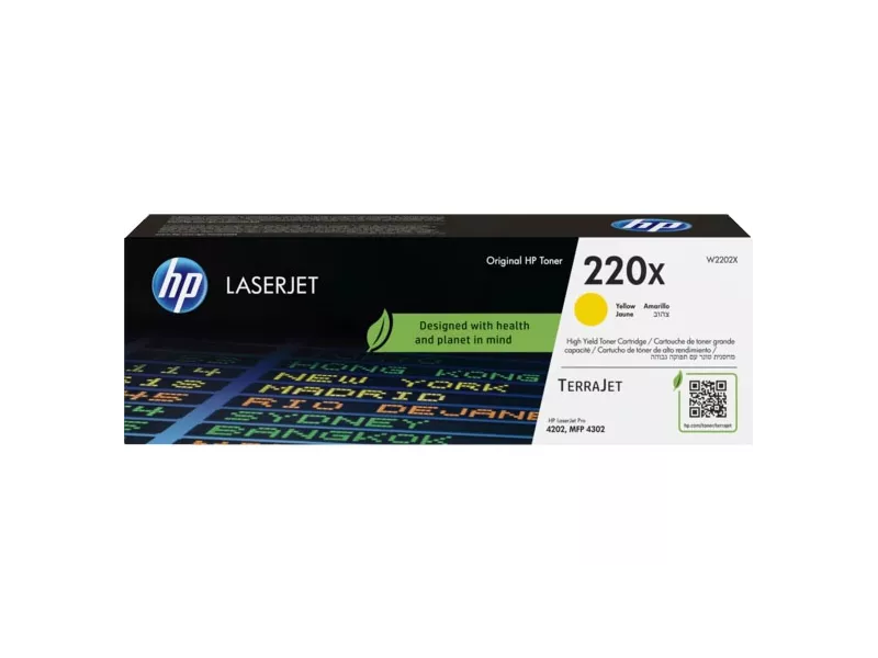 Toner Originale HP W2202X 220X (Giallo 5500 pagine)