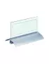 Portanome da Tavolo Desk Presenter De Luxe Durable - 6,1x15 cm (Trasparente Conf. 2)