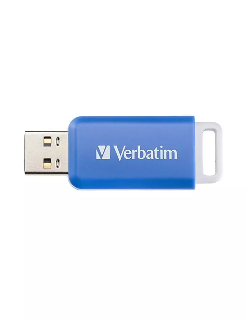 Pen Drive V Databar Verbatim - USB 2.0 - 64GB - 49455 (Blu)