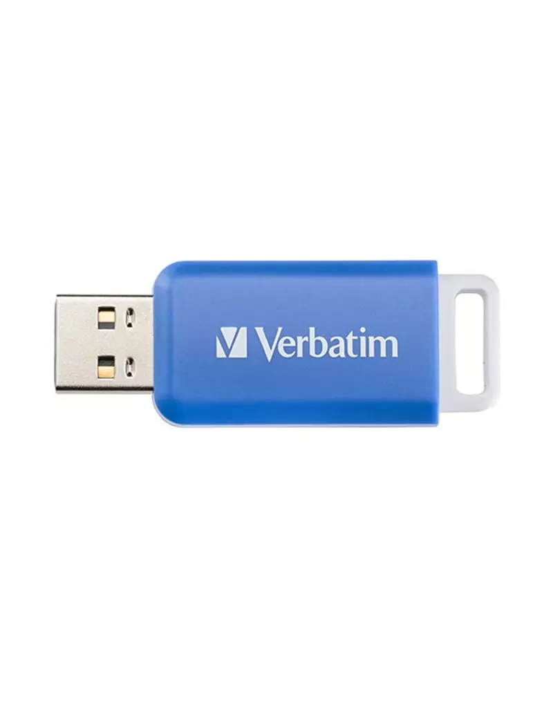 Pen Drive V Databar Verbatim - USB 2.0 - 64GB - 49455 (Blu) Pen Drive V Databar Verbatim - USB 2.0 - 64GB - 49455 (Blu)
