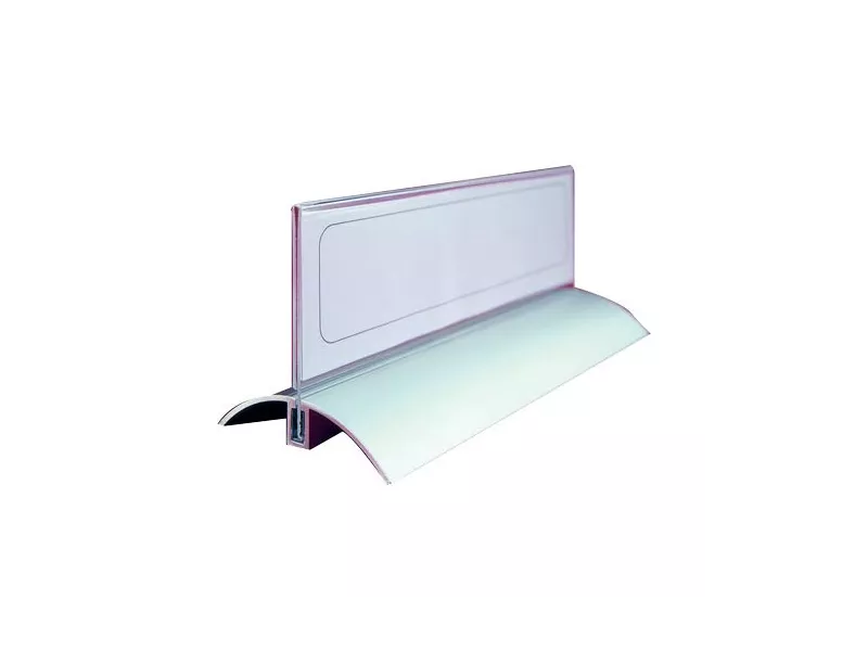 Portanome da Tavolo Desk Presenter De Luxe Durable - 6,1x21 cm (Trasparente Conf. 2) Portanome da Tavolo Desk Presenter De Luxe Durable - 6,1x21 cm (Trasparente Conf. 2)
