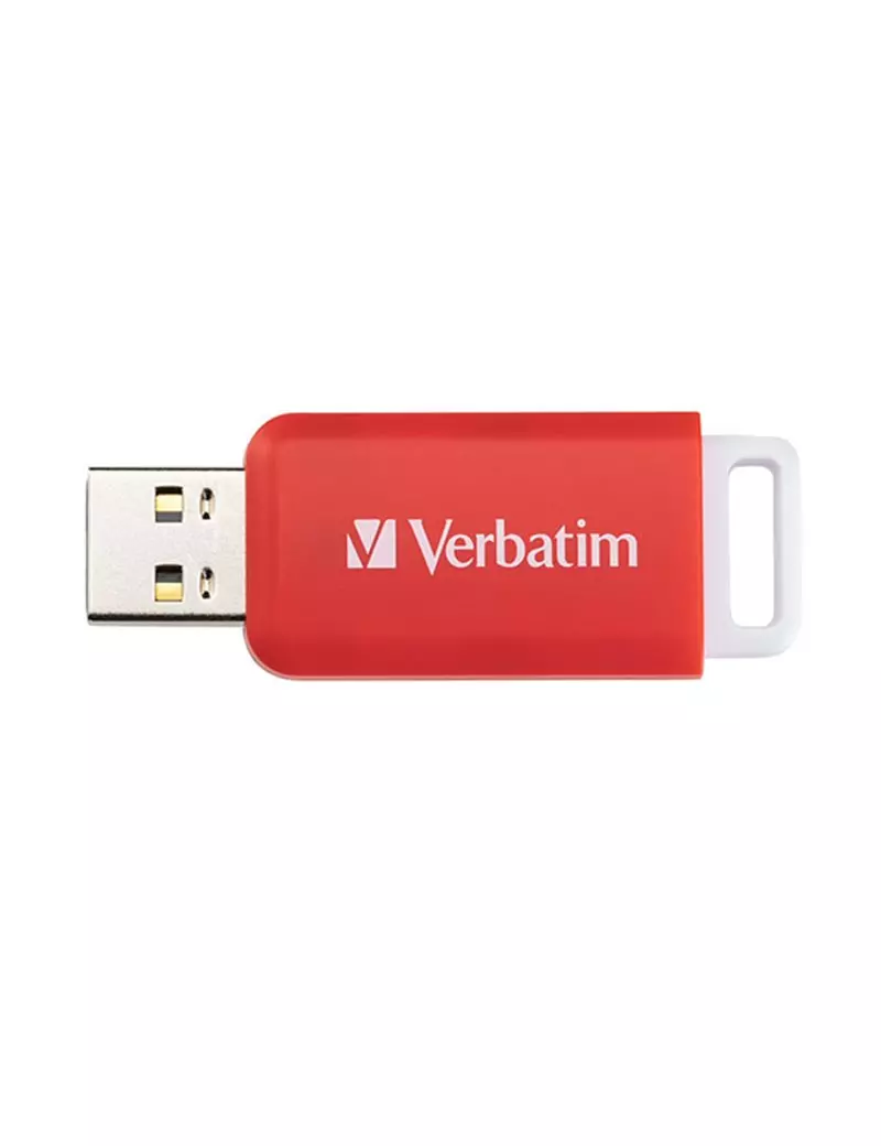 Pen Drive V Databar Verbatim - USB 2.0 - 16GB - 49453 (Rosso)