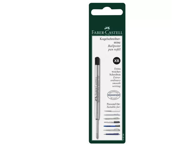 Refill per Penna a Sfera a Scatto Poly Ball Urban Faber Castell - 0,7 mm - 148794 (Nero)