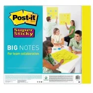 Post-it Super Sticky Big Notes BN11-EU 3M - 279x279 mm - 28649 (Giallo Neon)