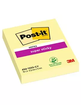 Post-it Super Sticky 656-12SS-CY-EU 3M - 47,6x76 mm - 7100290169 (Giallo Canary Conf. 12)