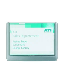 Targa Click Sign Durable - 14,9x10,55 cm - 4861-37 (Grafite)