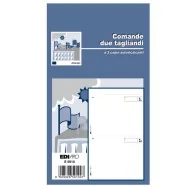 Blocco Comande Edipro - 9,9x17 cm - 25/25 Fogli Autoricalcanti - E5910 (Conf. 20)