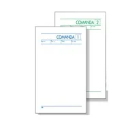 Blocco Comande a 7 Tagliandi BM - 10x22 cm - 25/25 Fogli Autoricalcanti - 0100423 (Conf. 5)