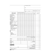 Blocco Conto Albergo/Pensione Uso Mano Edipro - 15x23 cm - 15 Giorni - 100 Fogli - E5965