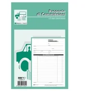 Blocco Copia Commissioni Edipro - 15x23 cm - 33/33/33 Fogli Autoricalcanti - E5230CT