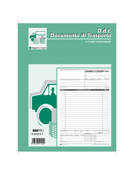 Blocco DDT Edipro - 22x29,7 cm - 33/33/33 Fogli Autoricalcanti - E5219CT