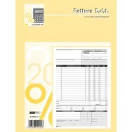 Blocco Fattura/DDT Edipro - 22x29,7 cm - 33/33/33 Fogli Autoricalcanti - E5222CT