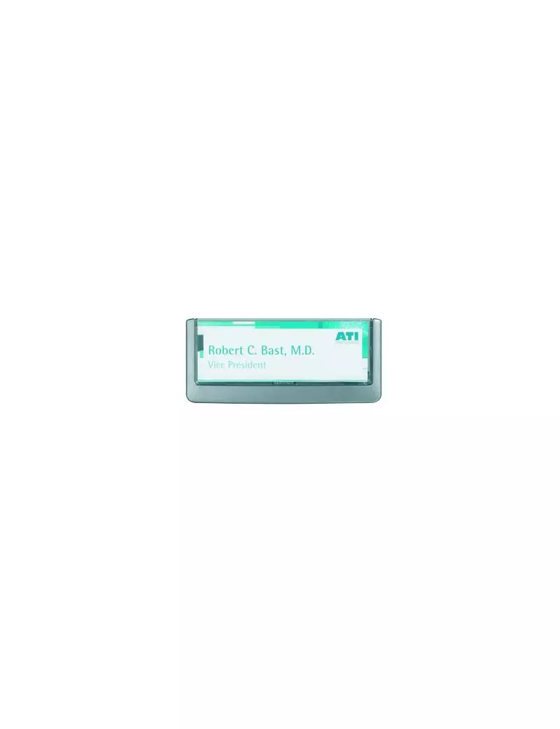 Targa Click Sign Durable - 14,9x5,25 cm - 4860-37 (Grafite) Targa Click Sign Durable - 14,9x5,25 cm - 4860-37 (Grafite)