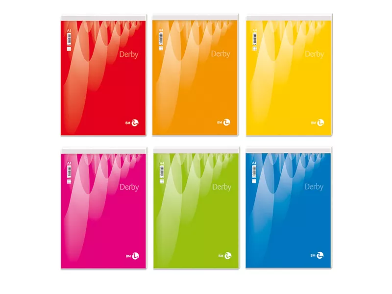 Blocco Punto Metallico Derby BM - A4 - Bianco - 70 Fogli - 0100024 (Conf. 10)