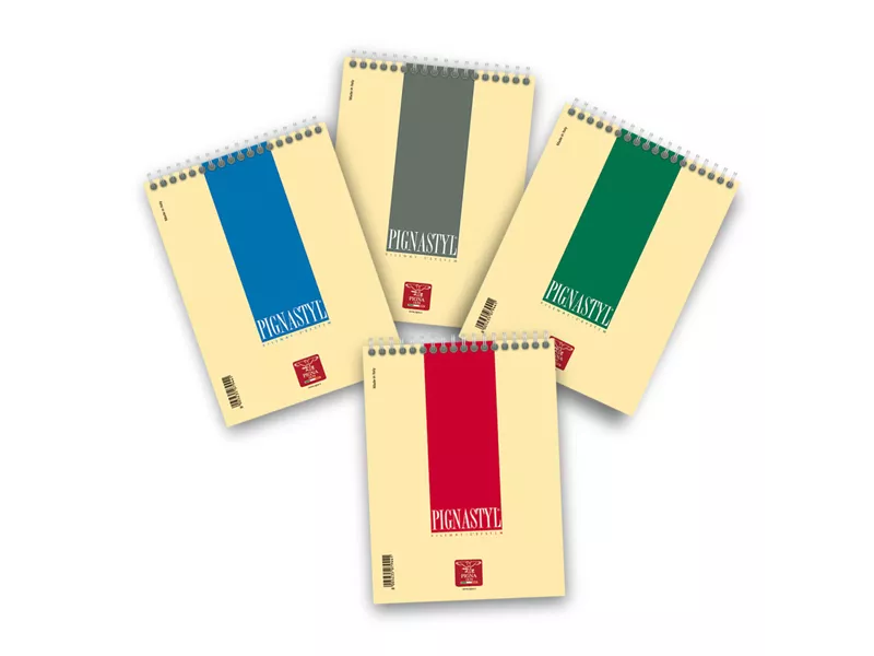 Blocco Spiralato Pignastyl Pigna - A5 - 1 Rigo senza Margini - 60 Fogli - 02156271R (Conf. 10)