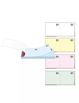 Blocco Numerato BM - Numeri da 1 a 100 - 13x6 cm - 0102189 (Assortiti Conf. 10)
