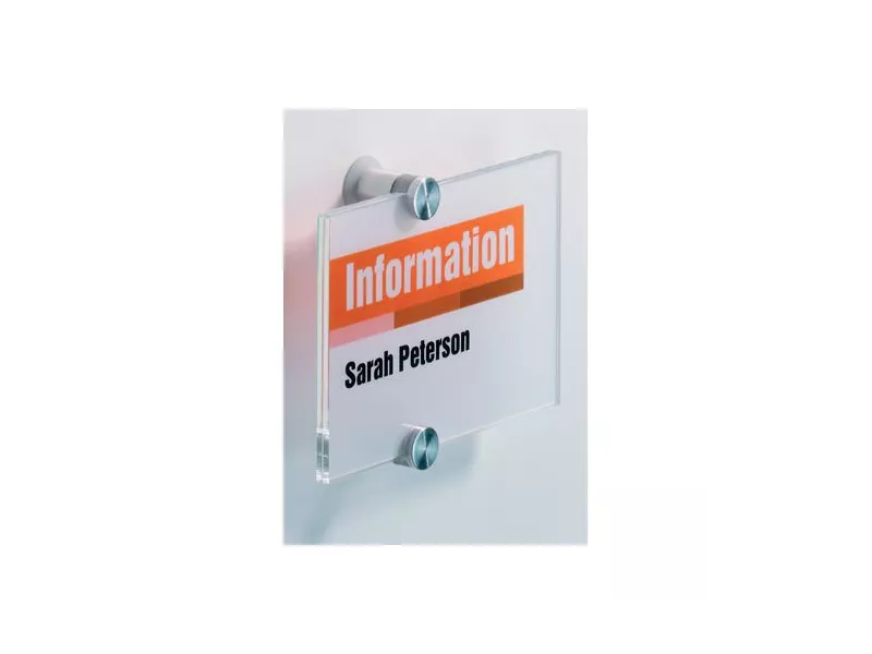 Targa Crystal Sign Durable - 14,8x10,5 cm - 4821-19 (Trasparente) Targa Crystal Sign Durable - 14,8x10,5 cm - 4821-19 (Trasparente)
