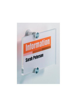 Targa Crystal Sign Durable - 14,8x10,5 cm - 4821-19 (Trasparente)