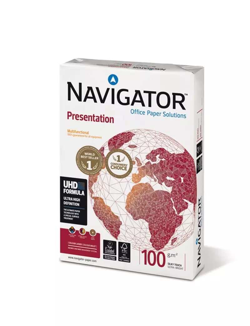 Carta Presentation 100 Navigator - A4 - 100 g - 02 A4 100 NAV (Risma 500 Conf. 5)