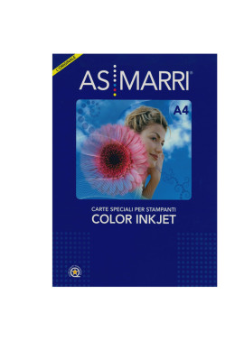Carta a Trasferimento Termico AS Marri - A4 - per Tessuti Scuri - 9275 (Bianco Conf. 10)
