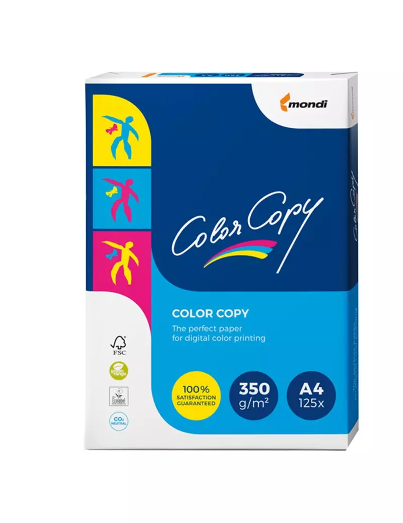 Carta Color Copy Mondi - A4 - 350 g - 6396 (Risma 125)