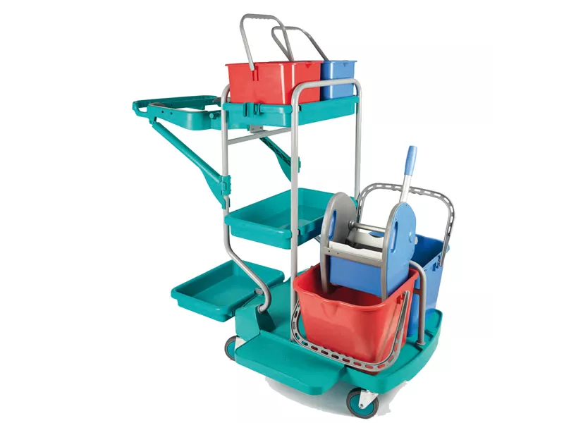 Carrello di Pulizia Evolution In Factory - 67,5x119x115 cm - 0473I (Muilticolore) Carrello di Pulizia Evolution In Factory - 67,5x119x115 cm - 0473I (Muilticolore)