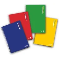 Blocco Spiralato 80 BM - A4 - 80 g - 1 Rigo senza Margini - 140 Fogli - 0112761 (Assortiti Conf. 3)