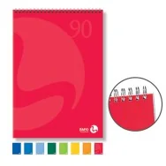 Blocco Sprialato Color 90 BM - A5 - 90 g - Quadretti 5 mm senza Margini - 50 Fogli - 0100207 (Assortiti Conf. 5)