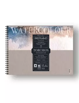 Album Spiralato Watercolour Torchon Fabriano - 24x32 cm - 300 g - 19100281 (Conf. 5)