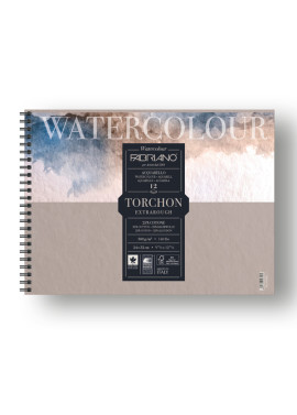 Album Spiralato Watercolour Torchon Fabriano - 24x32 cm - 300 g - 19100281 (Conf. 5)
