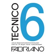 Album Tecnico Fabriano 6 - 25x35 cm - Liscio - 240 g - 09802535 (Bianco)