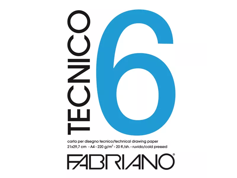 Album Tecnico Fabriano 6 - 25x35 cm - Liscio - 240 g - 09802535 (Bianco) Album Tecnico Fabriano 6 - 25x35 cm - Liscio - 240 g - 09802535 (Bianco)