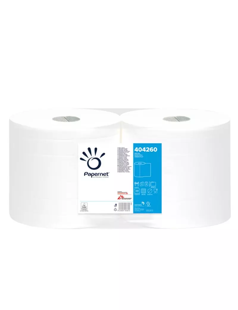 Bobina Asciugatutto Special Papernet - 2 Veli - 848 Strappi - 404260 (Bianco Conf. 2) Bobina Asciugatutto Special Papernet - 2 Veli - 848 Strappi - 404260 (Bianco Conf. 2)