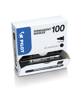 Marcatore Permanente SCA 100 Pilot - Punta Tonda - 4,5 mm - 002703 (Nero Conf. 15+5)