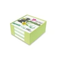 Contenitore in Plastica per Foglietti Riposizionabili IKona+ - 10x10x5 cm - 09686 (Bianco)