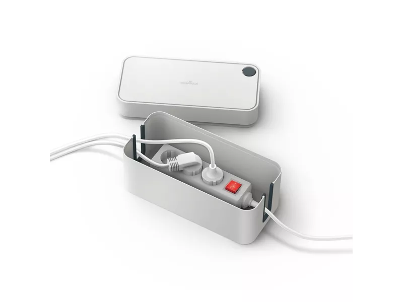 Box Contenitore Cavoline S Durable - per Cavi Multipresa 3 Entrate - 5035-10 (Bianco)