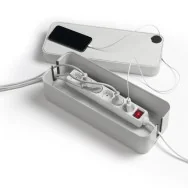 Box Contenitore Cavoline L Durable - per Cavi Multipresa 5 Entrate - 5030-10 (Bianco)