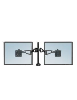 Braccio Portamonitor Doppio Professional Series Fellowes - 8041701 (Nero)