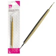 Bulino con Doppia Punta in Acciaio CWR - per Sbalzo o Embossing - 03643