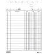 Schede Dare/Avere/Saldo Edipro - 15x21 cm - E3336BL (Conf. 100)