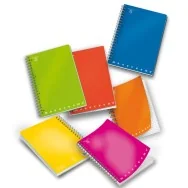 Blocco Spiralato Monocromo Pigna - A5 - 1 Rigo senza Margini - 70 Fogli - 02155591R (Assortiti Conf. 5)