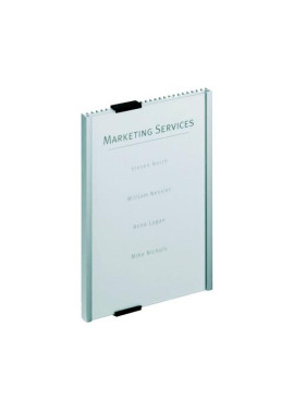 Targa Info Sign Durable - 14,9x21,05 cm (Argento Metallizzato)