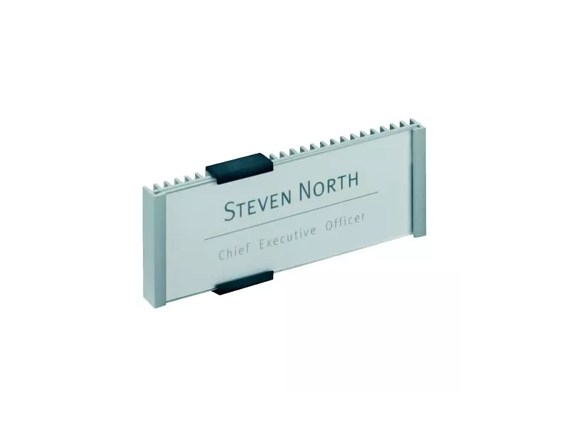 Targa Info Sign Durable - 14,9x5,25 cm - 4800-23 (Argento) Targa Info Sign Durable - 14,9x5,25 cm - 4800-23 (Argento)
