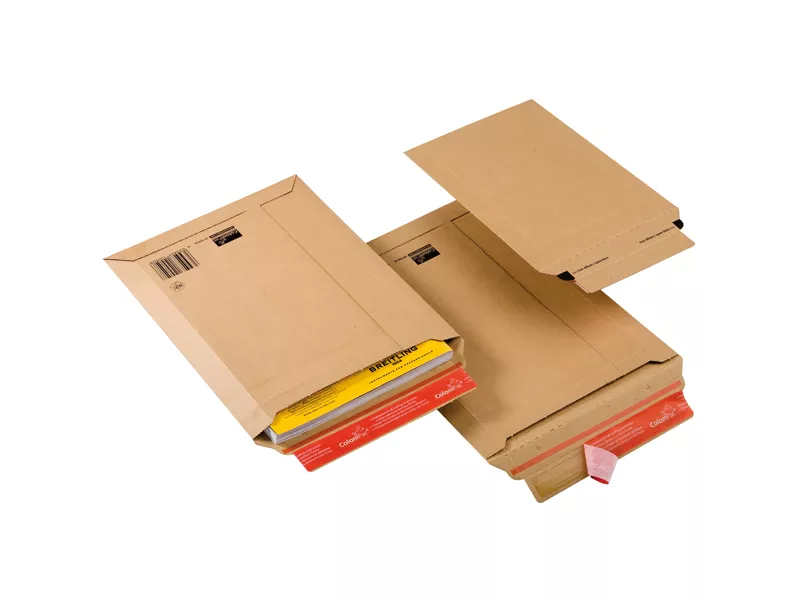 Busta a Sacco in Cartone Colompac - 23,5x34x3,5 cm - CP010.04 (Avana Conf. 20)