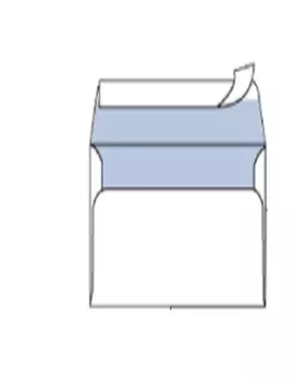 Buste Mailpack Blasetti - 12x18 cm - Taglio Dritto con Strip - senza Finestra - 80 g - 0510 (Bianco Conf. 25)