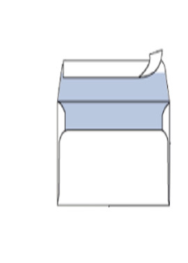 Buste Mailpack Blasetti - 12x18 cm - Taglio Dritto con Strip - senza Finestra - 80 g - 0510 (Bianco Conf. 25)