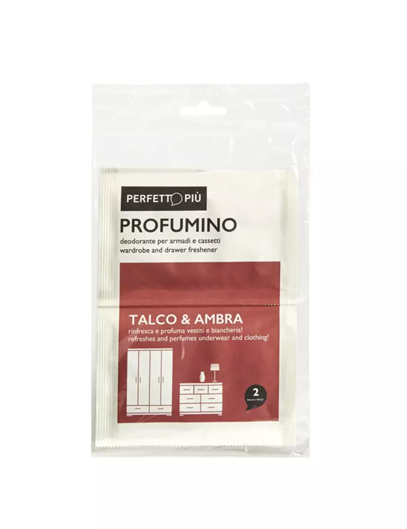 Deodorante Profumino Perfetto - 17902 (Talco e Ambra Conf. 2) Deodorante Profumino Perfetto - 17902 (Talco e Ambra Conf. 2)