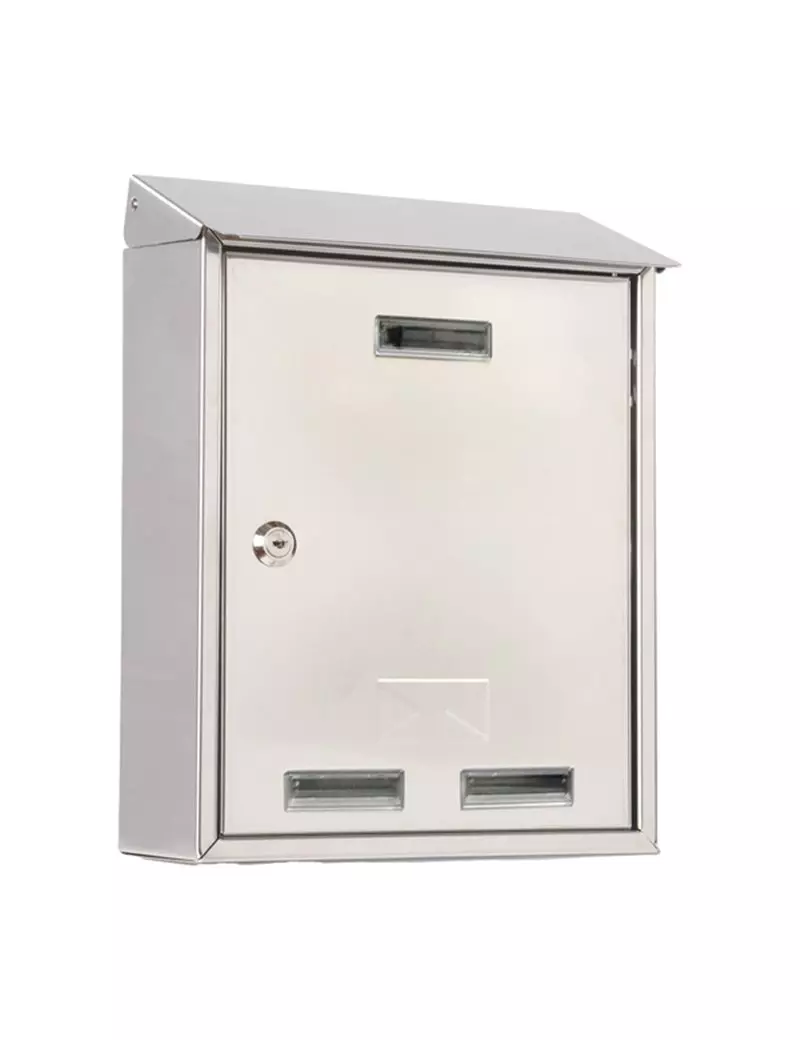 Cassetta delle Lettere Elios Steel Metalplus - 25x30x10 cm - 3100X/1 (Argento) Cassetta delle Lettere Elios Steel Metalplus - 25x30x10 cm - 3100X/1 (Argento)