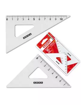 Squadre Profil Arda - 45° e 60° - 12 cm - 80312 (Alluminio Conf. 2)